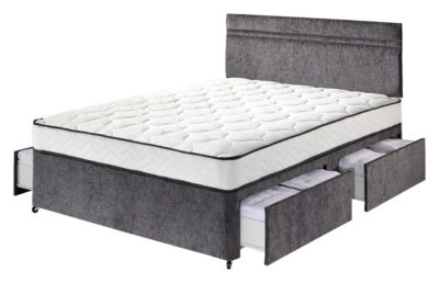 Airspring - Keswick 800 Pocket Sprung Small - Double 4 Drawer - Divan